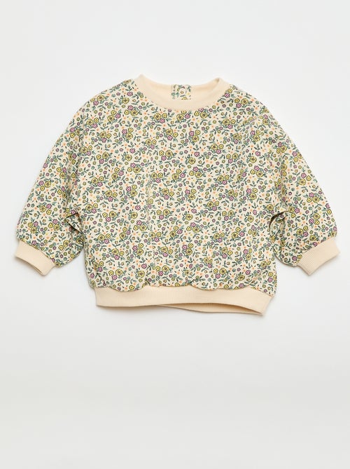 Conjunto calças de fato de treino em moletão sweatshirt+ leggings - 2 peças - Kiabi