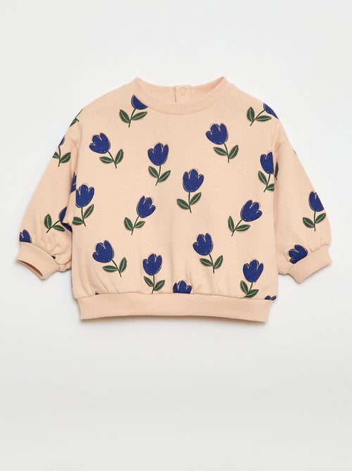 Conjunto calças de fato de treino em moletão sweatshirt+ leggings - 2 peças - Kiabi