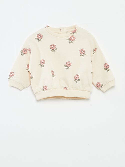 Conjunto calças de fato de treino em moletão sweatshirt+ leggings - 2 peças - Kiabi