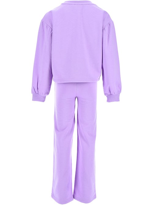 Conjunto calças de fato de treino frozen roxo menina | licença oficial - Kiabi Conjunto calças de fato de treino frozen roxo menina | licença oficial - Kiabi