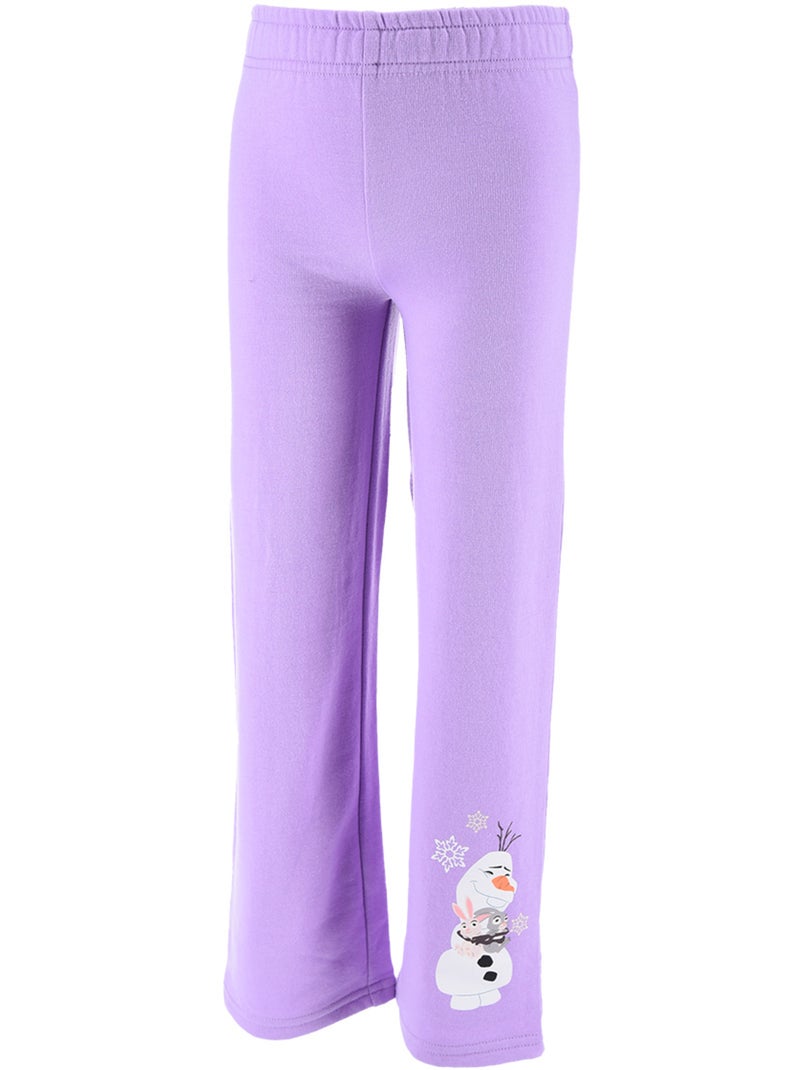Conjunto calças de fato de treino frozen roxo menina | licença oficial Roxo - Kiabi