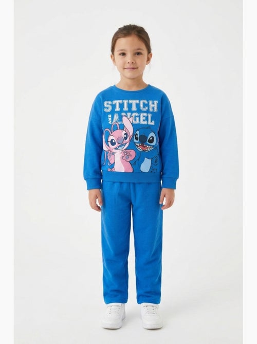 Conjunto calças de fato de treino lilo & stitch azul menina | licença oficial - Kiabi Conjunto calças de fato de treino lilo & stitch azul menina | licença oficial - Kiabi