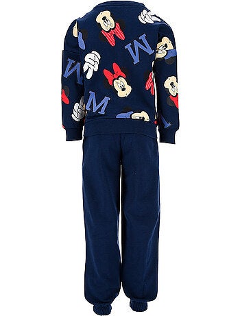 Conjunto calças de fato de treino minnie mouse azul menina | licença oficial