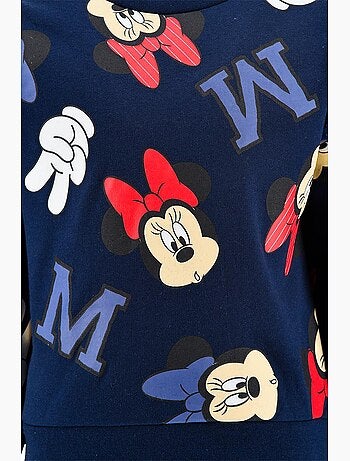 Conjunto calças de fato de treino minnie mouse azul menina | licença oficial