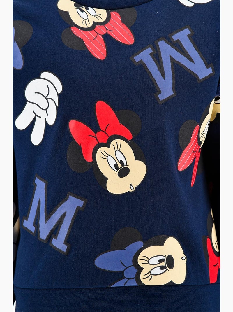 Conjunto calças de fato de treino minnie mouse azul menina | licença oficial Azul - Kiabi