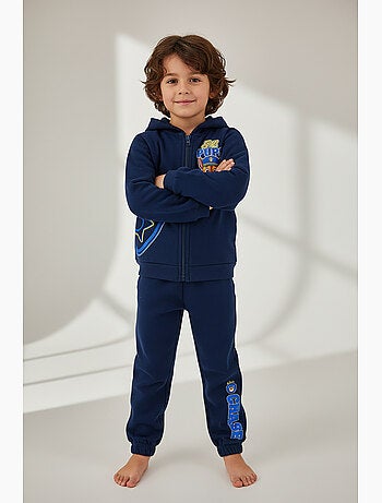 Conjunto calças de fato de treino paw patrol azul menino | licença oficial