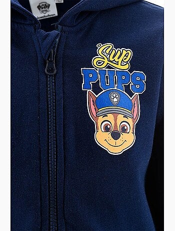 Conjunto calças de fato de treino paw patrol azul menino | licença oficial