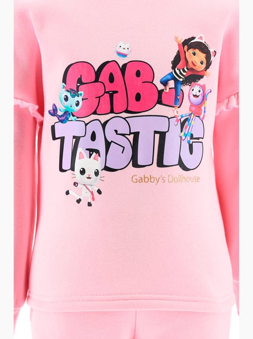 Conjunto calças de fato de treino rosa menina gabby's dollhouse - licença oficial - Kiabi
