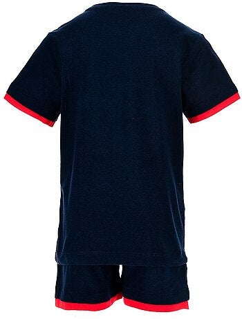 Conjunto calções bermuda + t-shirt avengers menino | licença oficial