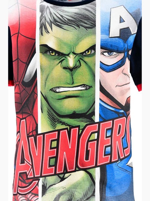 Conjunto calções bermuda + t-shirt avengers menino | licença oficial - Kiabi Conjunto calções bermuda + t-shirt avengers menino | licença oficial - Kiabi