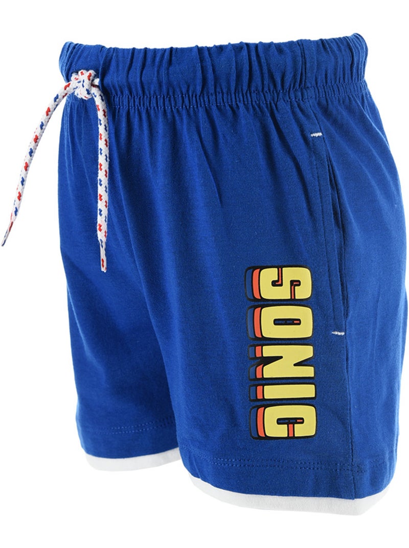 Conjunto calções bermuda + t-shirt sonic branco menino | licença oficial Branco - Kiabi