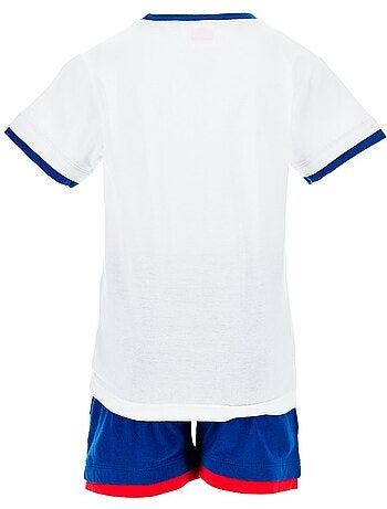 Conjunto calções bermuda + t-shirt spiderman menino | licença oficial