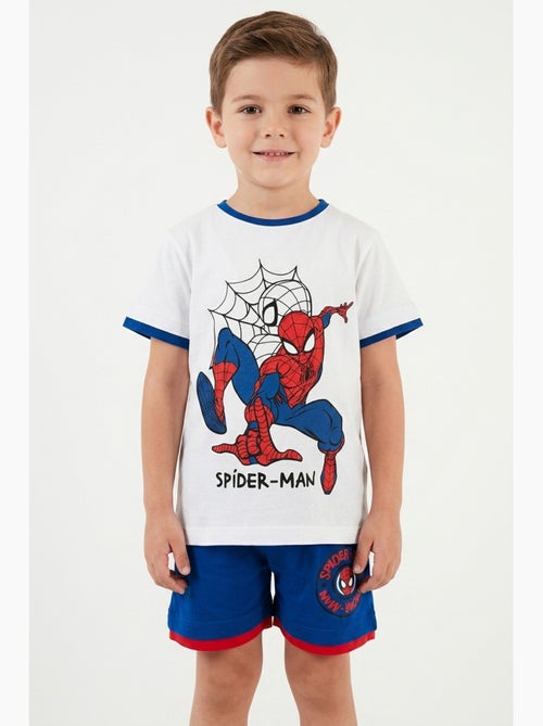 Conjunto calções bermuda + t-shirt spiderman menino | licença oficial - Kiabi Conjunto calções bermuda + t-shirt spiderman menino | licença oficial - Kiabi
