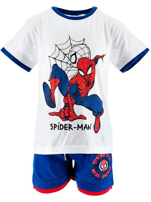 Conjunto calções bermuda + t-shirt spiderman menino | licença oficial - Kiabi Conjunto calções bermuda + t-shirt spiderman menino | licença oficial - Kiabi