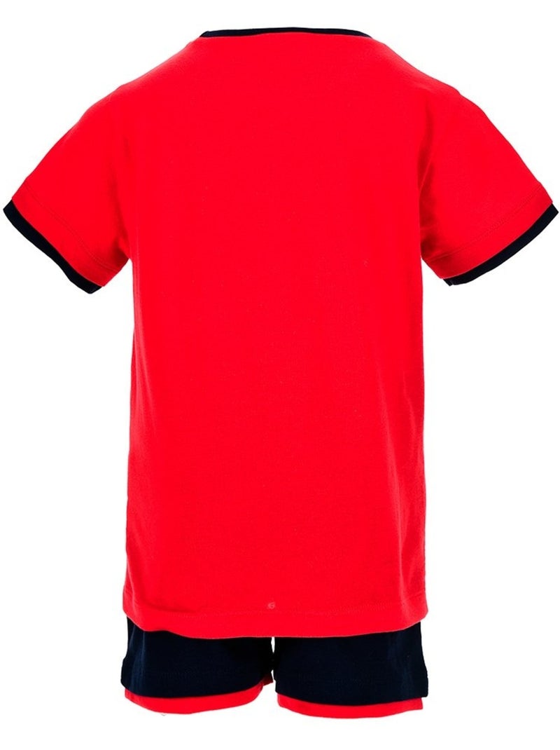 Conjunto calções bermuda + t-shirt spiderman menino | licença oficial Vermelho - Kiabi