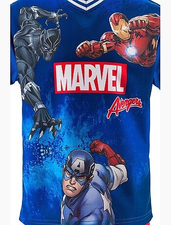 Conjunto calções + t-shirt avengers menino | licença oficial