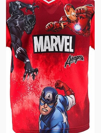 Conjunto calções + t-shirt avengers menino | licença oficial