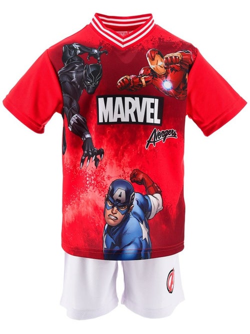 Conjunto calções + t-shirt avengers menino | licença oficial - Kiabi Conjunto calções + t-shirt avengers menino | licença oficial - Kiabi