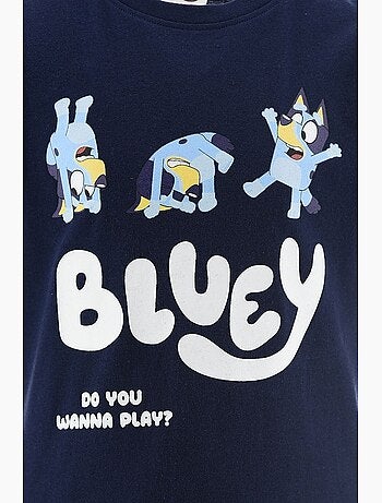 Conjunto calções + t-shirt bluey menino | licença oficial