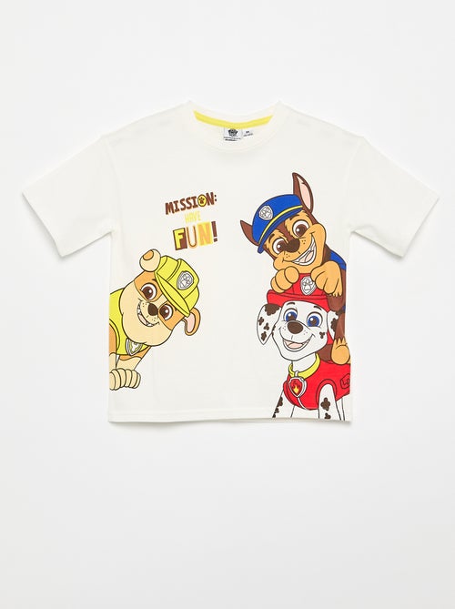 Conjunto calções + T-shirt 'Patrulha Pata' - Kiabi