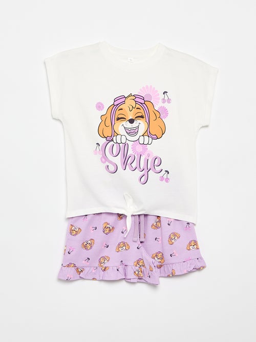 Conjunto calções + T-shirt 'Patrulha Pata' - Kiabi