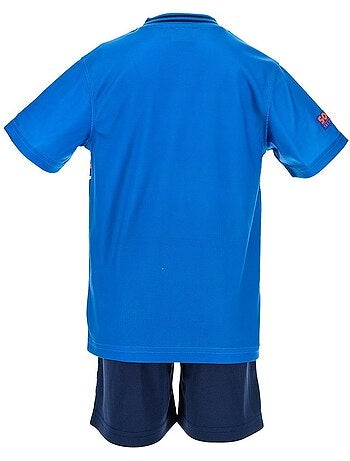 Conjunto calções + t-shirt sonic menino | licença oficial