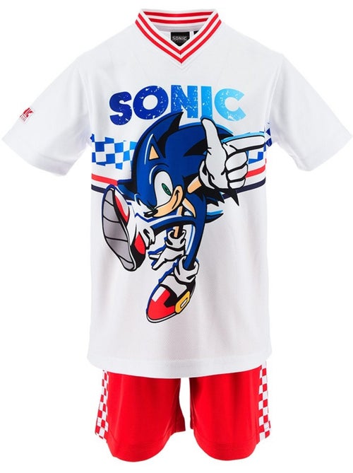 Conjunto calções + t-shirt sonic menino | licença oficial - Kiabi Conjunto calções + t-shirt sonic menino | licença oficial - Kiabi