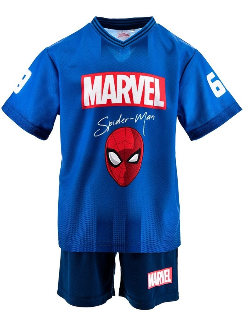Conjunto calções + t-shirt spiderman menino | licença oficial Azul - Kiabi