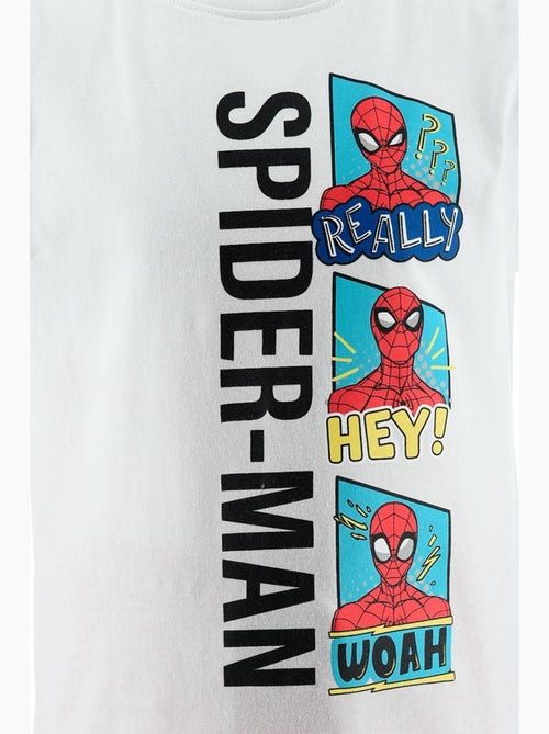 Conjunto calções + t-shirt spiderman menino | licença oficial - Kiabi Conjunto calções + t-shirt spiderman menino | licença oficial - Kiabi