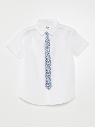 Conjunto camisa de algodão + camisa - 2 peças