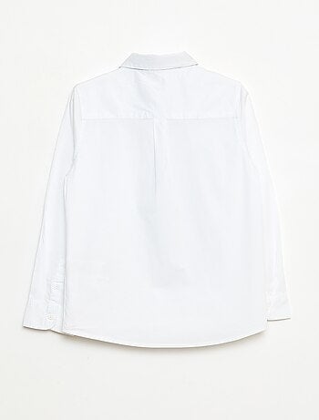 Conjunto Camisa + Gravata em popelina com velcro - 2 peças