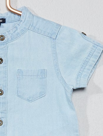 Conjunto camisa, t-shirt e bermudas - Kiabi