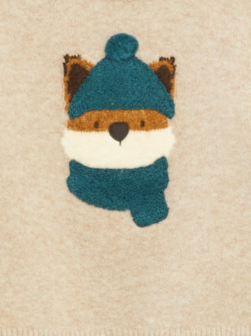 Conjunto camiseta + calças - estampado de raposa - Kiabi