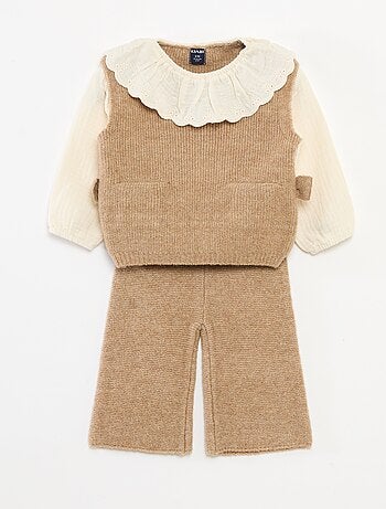 Conjunto camisola 2 em 1 + leggings