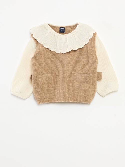 Conjunto camisola 2 em 1 + leggings - Kiabi