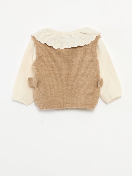 Conjunto camisola 2 em 1 + leggings - Kiabi