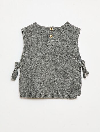 Conjunto camisola + cachecol fino