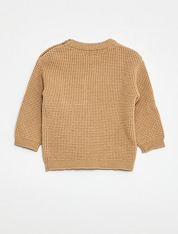 Conjunto camisola + calças de malha - 2 peças