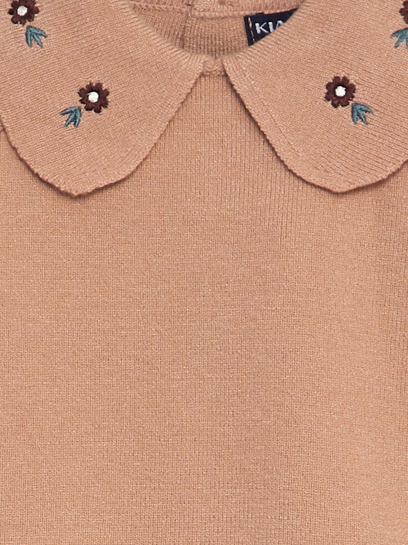 Conjunto camisola + calças de malha compacta - 2 peças ROSA - Kiabi