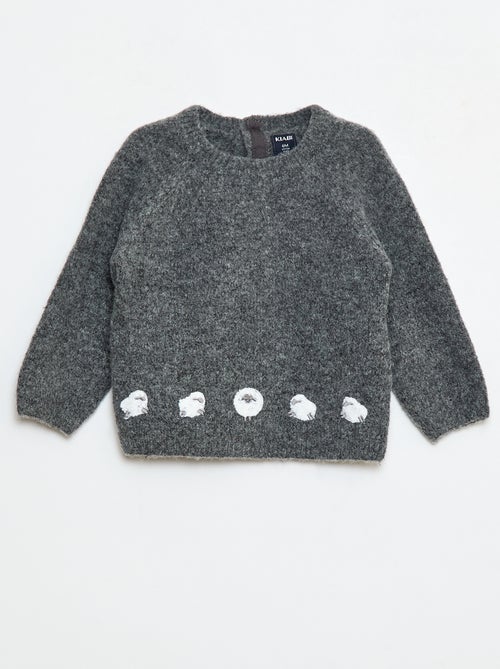 Conjunto camisola + calças em malha - 2 peças - Kiabi