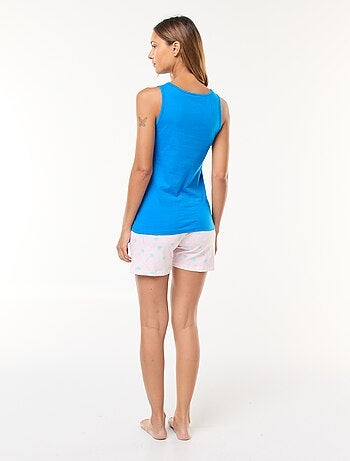 Conjunto camisola + calções 'Stitch' - 2 peças