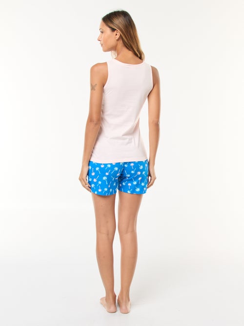 Conjunto camisola + calções 'Stitch' - 2 peças - Kiabi