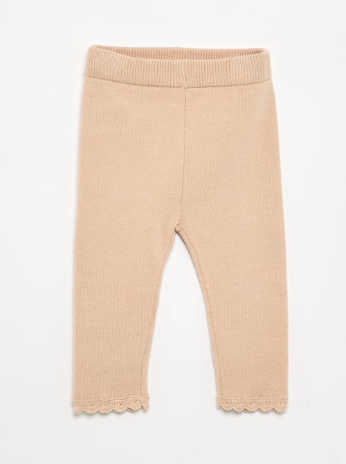 Conjunto camisola + legging em malha compacta - 2 peças - Kiabi