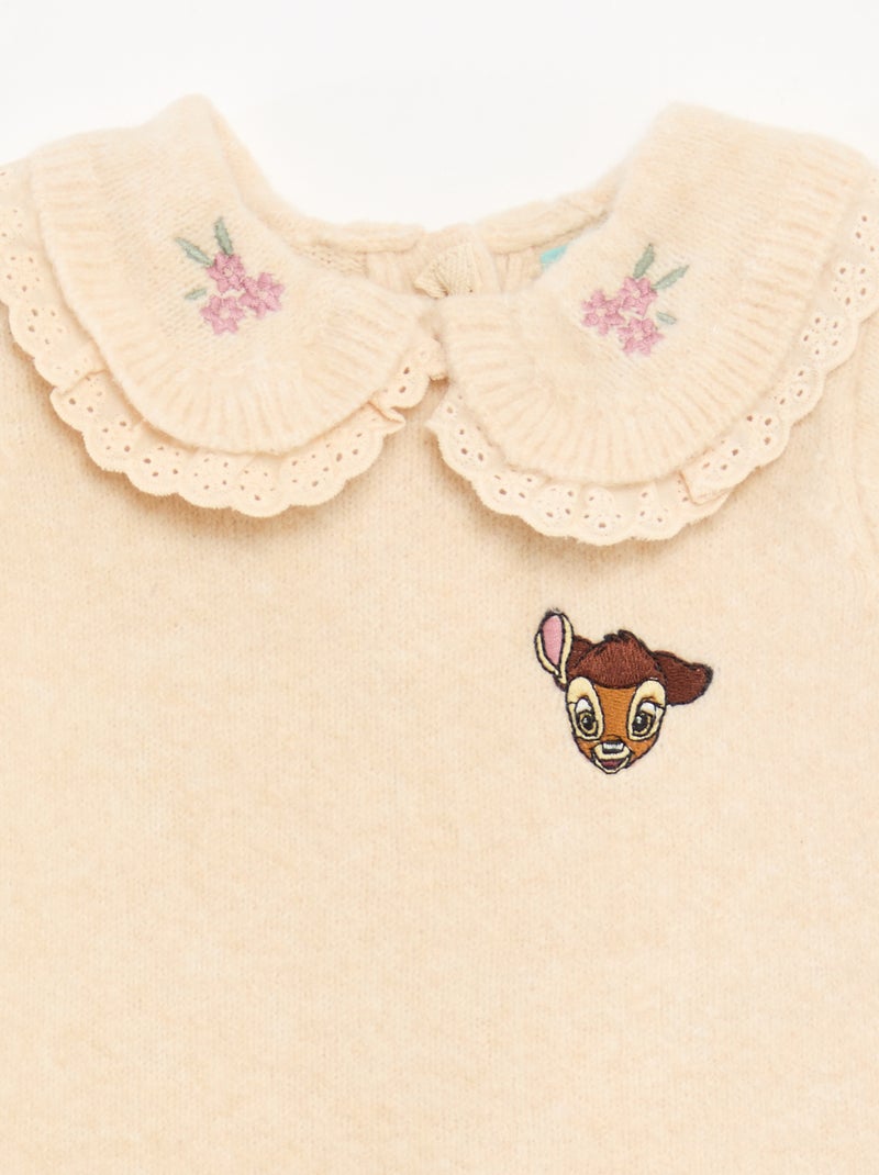 Conjunto camisola + leggings 'Disney' 'Bambi' Bege - Kiabi