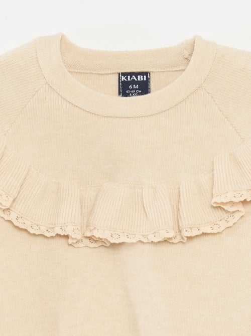 Conjunto camisola + leggings em malha - Kiabi