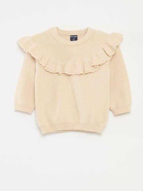 Conjunto camisola + leggings em malha - Kiabi