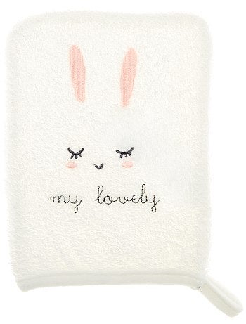 Conjunto capa de banho e luva a condizer 'Coelho' - Kiabi