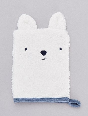 Conjunto capa de banho e luva a condizer 'Urso' - Kiabi