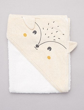 Conjunto capa de banho e luva - Kiabi