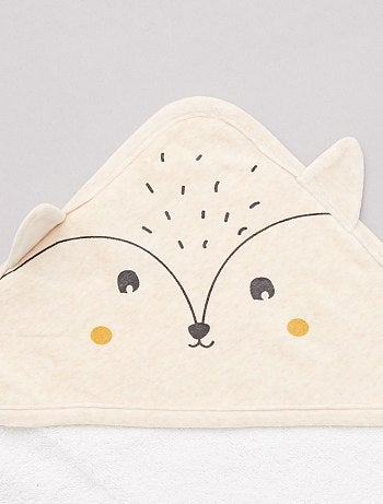 Conjunto capa de banho e luva - Kiabi